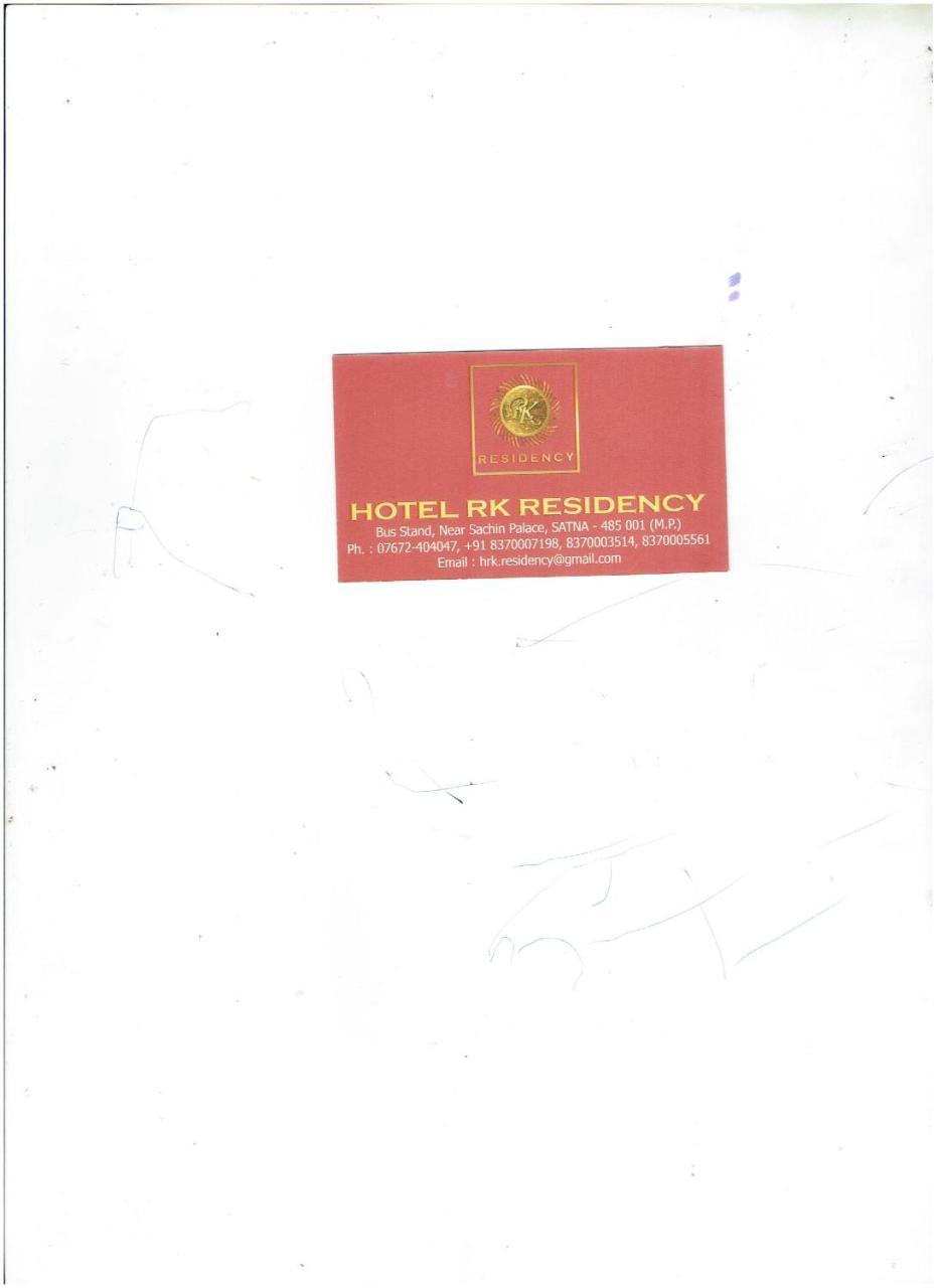 Hotel Rk Residency Satna 외부 사진